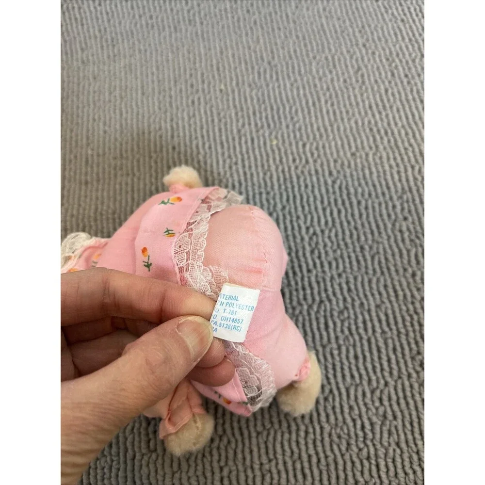 Vintage Mr. &‎ Mrs. Stuffed Easter Bunny Pink Couple 5